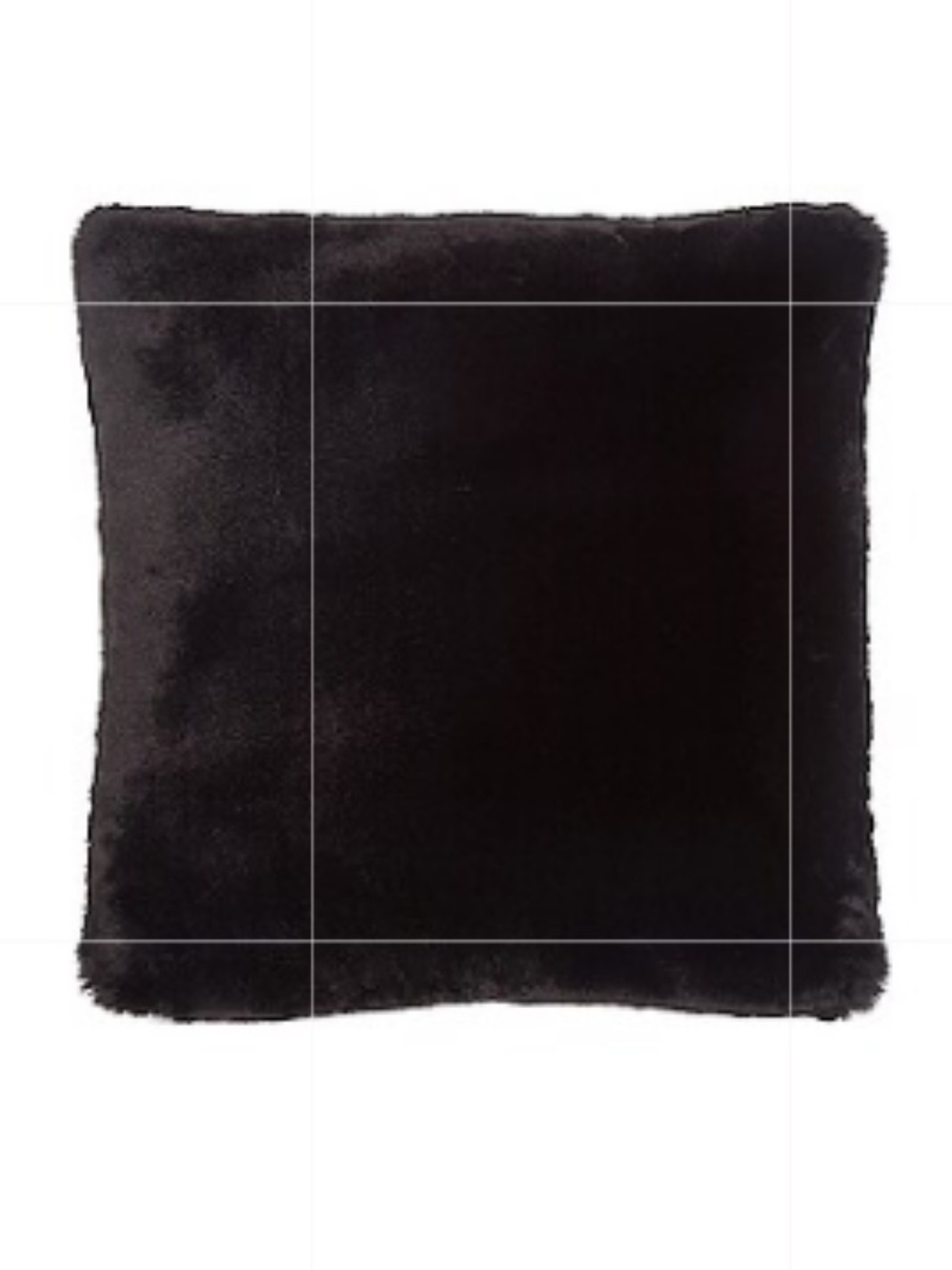 Apparis Noir Faux Fur Pillowcase with inserts